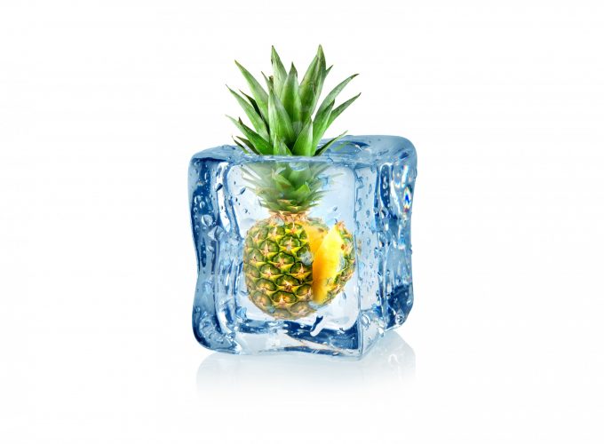 Stock Images pineapple, fruit, ice, 5k, Stock Images 1396913119